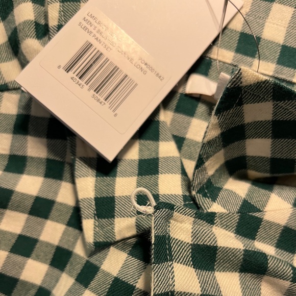 NWT Lunya Men's Brushed Flannel Long Sleeve Pant Set Size S - Picture 6 of 6